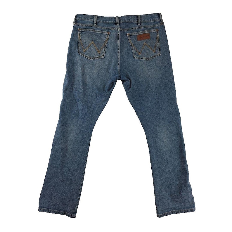 Wrangler Retro Slim Boot Cut Jeans Heren 38 x 34 Blauw Denim Western Cowboy Stretch afbeelding 2