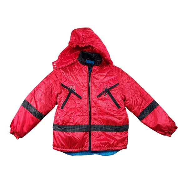 Vintage Aspen Skiwear Coat Jacket Youth XL 16 Red… - image 2