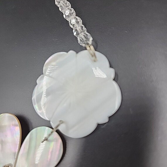 Cabebe Shell Flower Statement Necklace Unicef Hal… - image 4