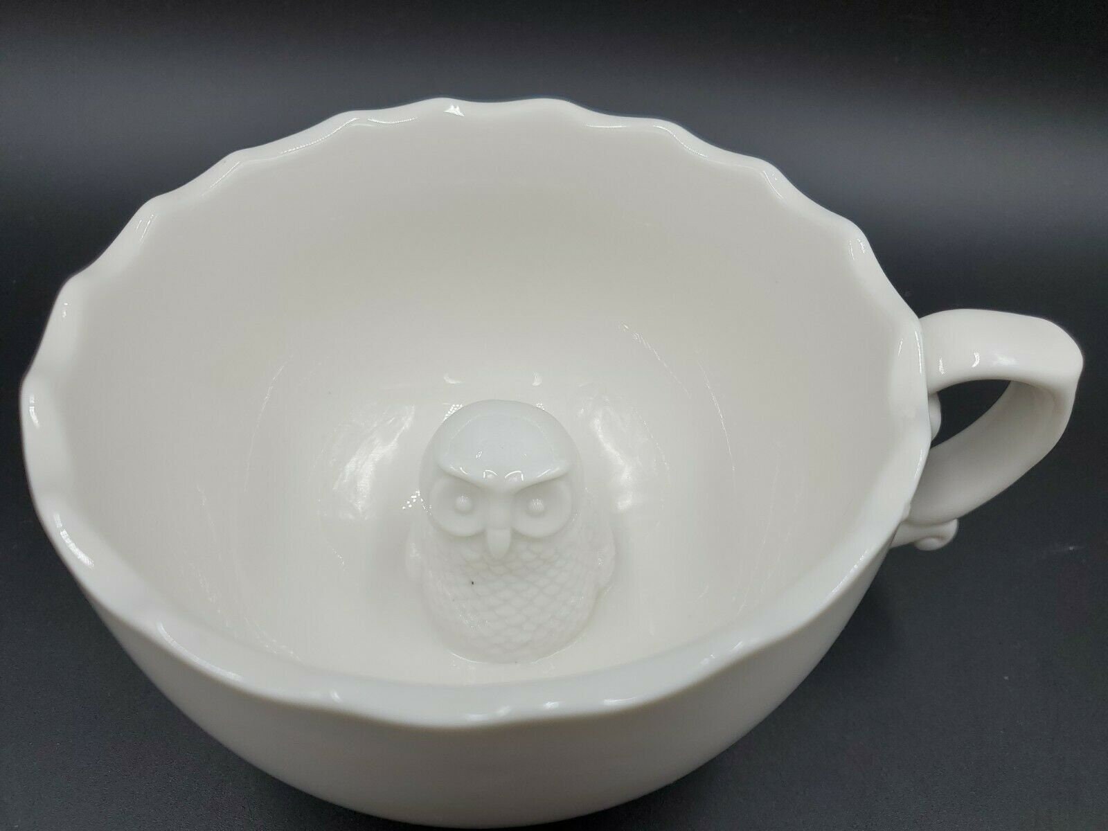 imm Living Hidden Animals Owl Mug Large Ceramic Coffee Teacup Owl figurine