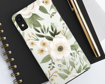 Capa resistente para iphone verde sálvia vintage para iphone 13, iphone 13 pro e pro max, iphone 14, iphone, iphone 14+, pro, pro max, iphone x, xr