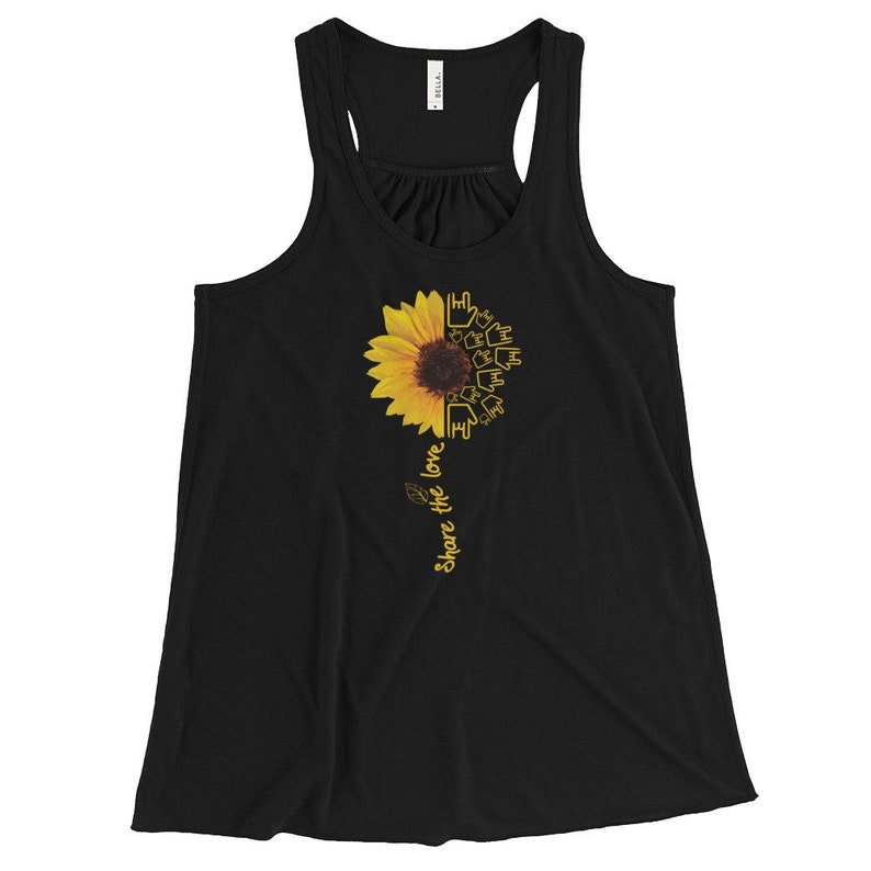 Womens You Are My Sunshine Sunflower ASL American Sign | Etsy