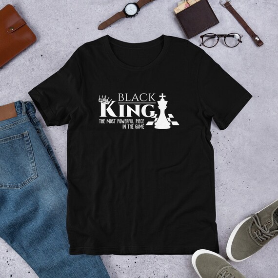 The Most Powerful Piece in the Game Black King Chess Player - Etsy