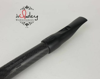 Carbon high Tin whistle, irish deQuelery penny whistle, celtic tunable high whistle