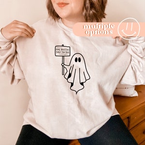 Real Ghosties Back The Boo Pullover, Gifts For Police Wives, Law Enforcement Gifts