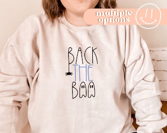 Back The Boo Pullover, Gifts For Police Wives, Law Enforcement Gifts