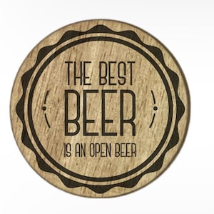 Personalized Laser Engraved Magnetic Wood Beer Bottle Opener/Beer Bottle Opener