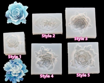 Flower Silicon Mold, Jewelry and Home Decor, Resin Craft Art Mould, Pendant Mold, Aromatherapy Mold, Decoration Mould, Silicon Mold,G12