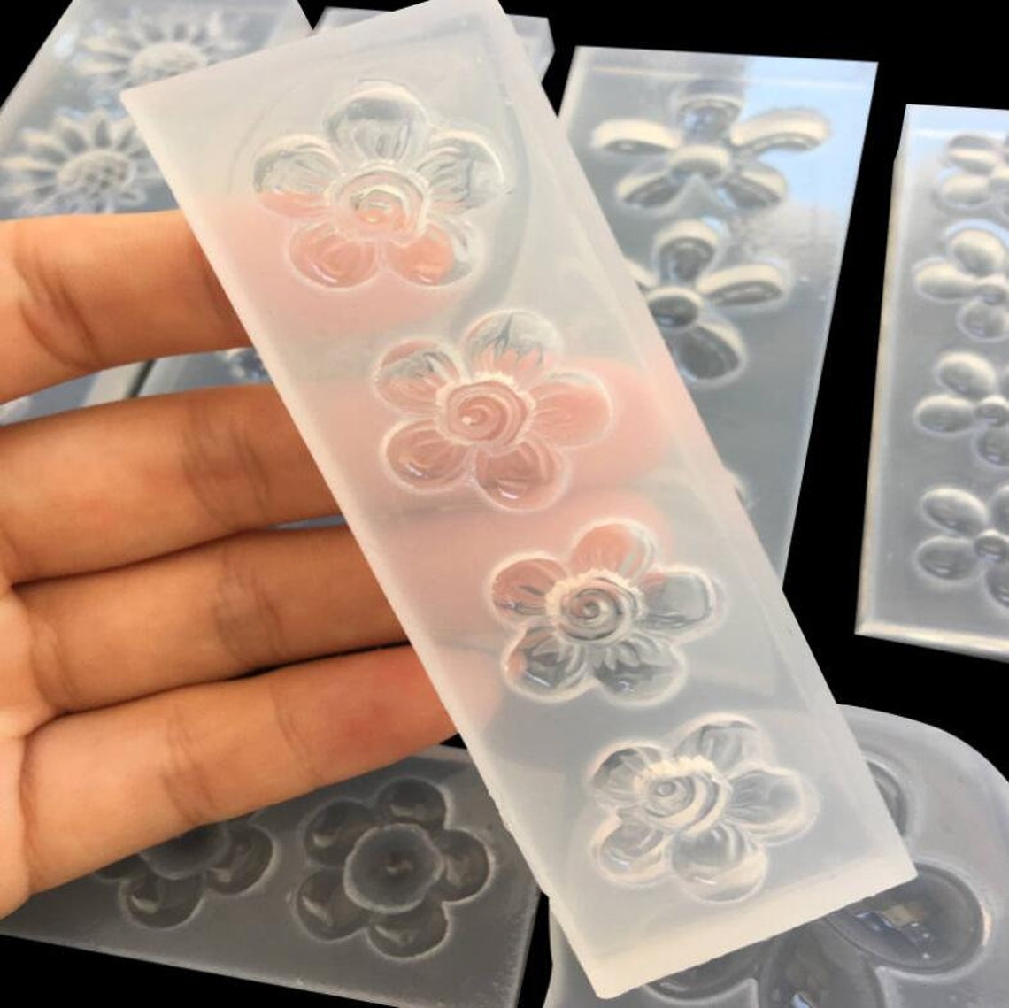 Flower Silicon Mold Jewelry and Home Decor Resin Craft Art Etsy