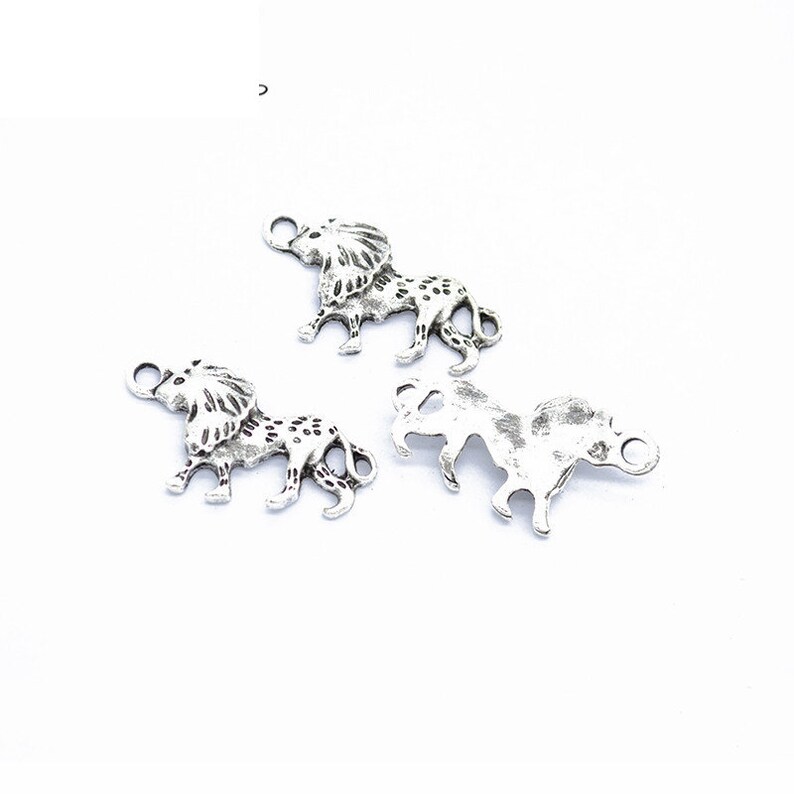 60pcs 24.5x13mm Antique SilverAntique Bronze Lion Pendant Charms,Lion Necklace Cute Jewelry DIY Supplies,Jewelry Making Findings,D9213