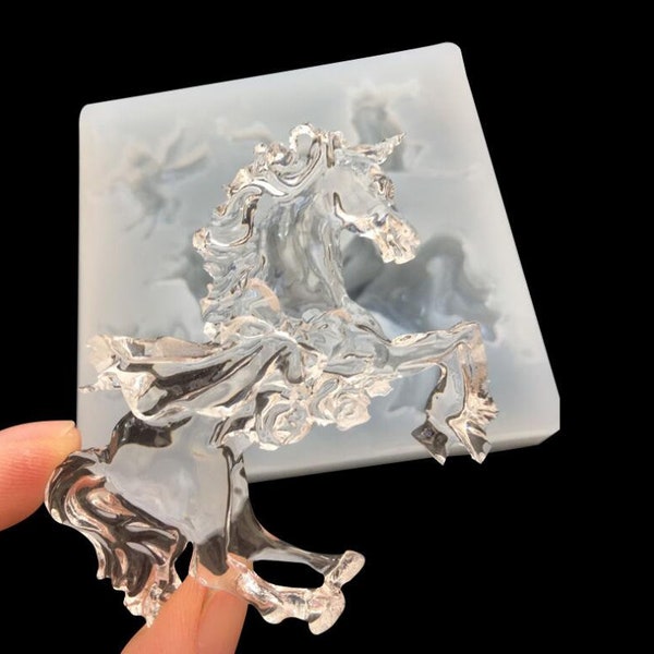 Flying Horse Silicone Mold, DIY Horse Resin Mold, Resin Craft Art Mould, Epoxy Resin Mold for Jewelry, Decoration Mould, Silicon Mold, G42