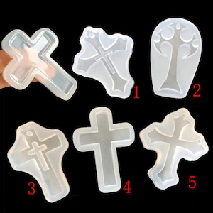 Silicon Resin Mold, Cross Resin Mold Jewellery Making, Epoxy Resin Craft Mold, Resin Craft Art Mould, Decoration Mould, G108