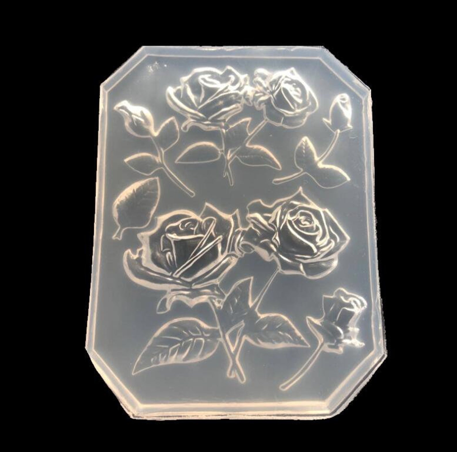 Rose Flower Silicone Mold Flower Resin Mold Resin Craft Art Etsy