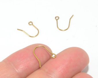 200PCS Brass earrings-Earring copper accessories-Earring connector-earring charms-Earring pendant-Brass jewelry-Brass earring hook-BS28-E