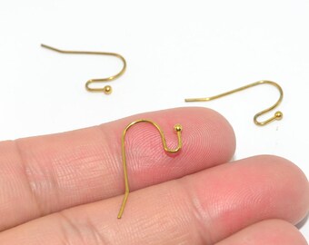 200PCS Brass earrings-Earring copper accessories-Earring connector-earring charms-Earring pendant-Brass jewelry-Brass earring hook-BS28-F