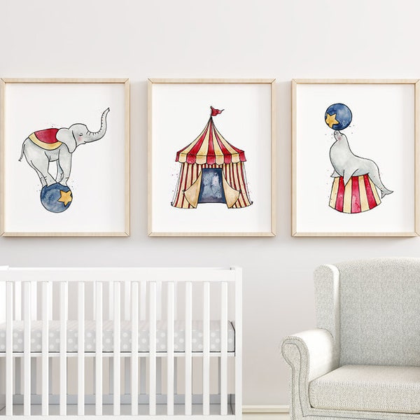 Circus Nursery Etsy