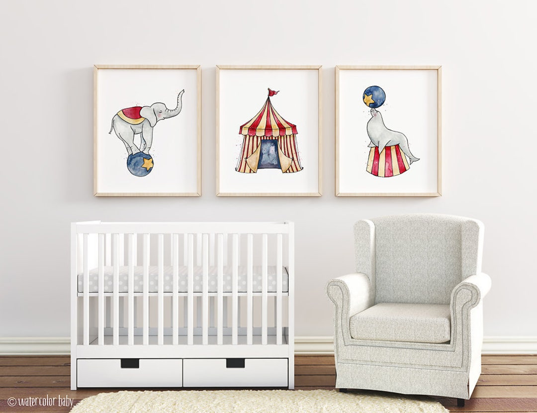 Vintage Circus Art Set of 3 Digital Print Instant Download Printable ...