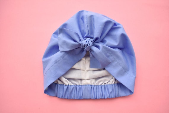 Turbante di seta per dormire Foderato 100% Seta o Cotone | Etsy Italia