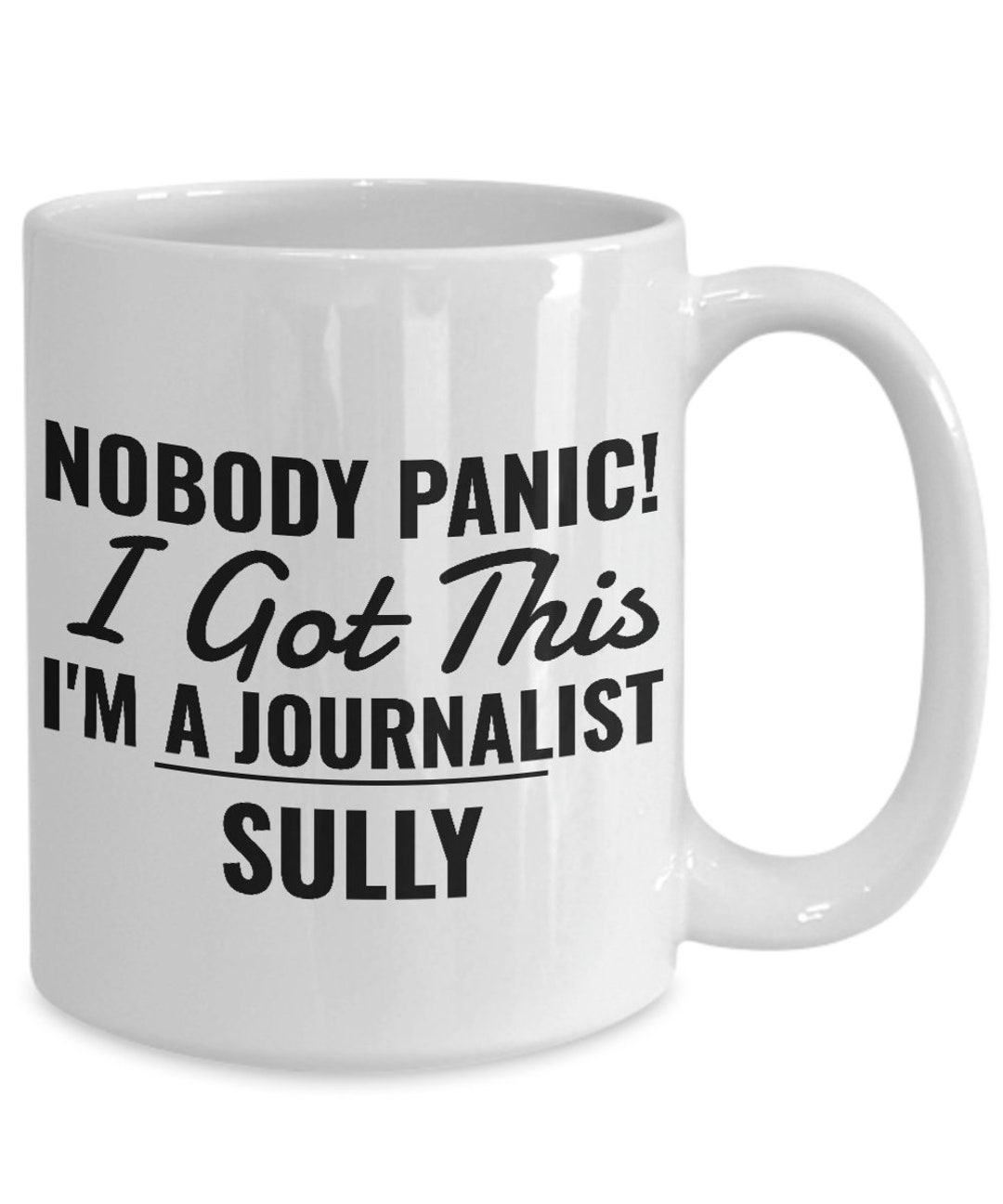 Funny Journalist Gift Personalized Gift for Journalist Etsy