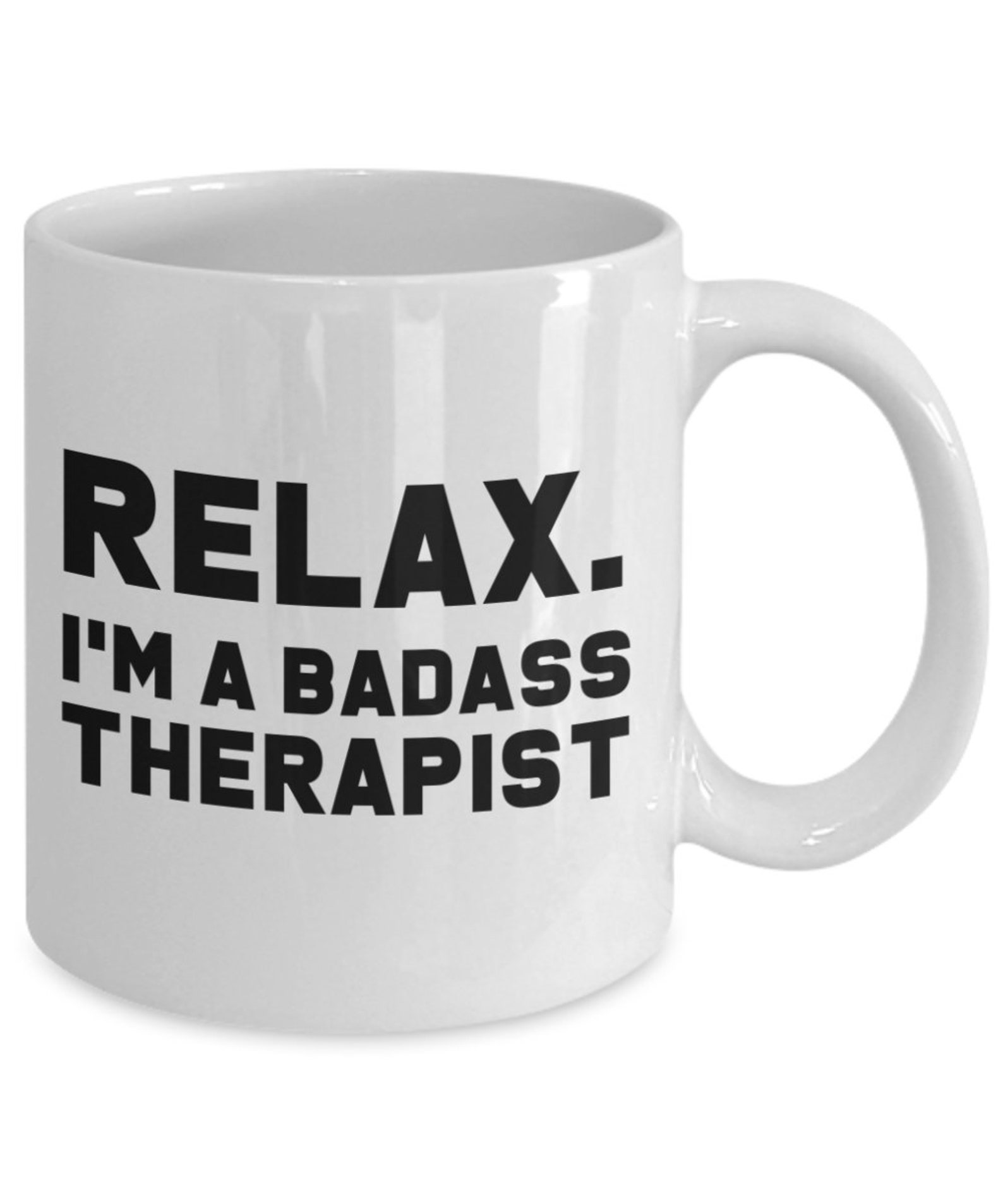 Funny gift for Badass therapist gift for therapist gift Etsy