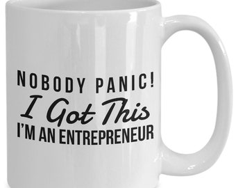 Funny entrepreneur gift, gift for entrepreneur, humor mug entrepreneur, entrepreneur mug humor, meme humor entrepreneur