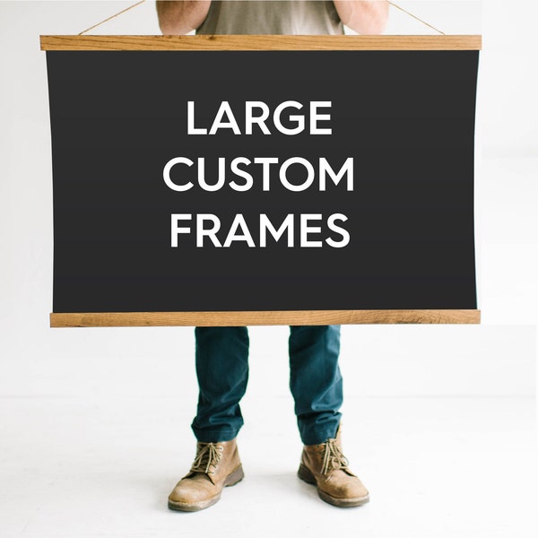 large frame size in inches