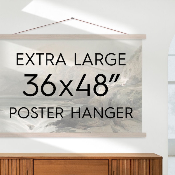 36x48" Extra Large Poster Hanger Frame - Up to 49" Wide!