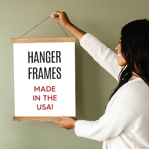 Magnetic Hanger Frames - Made in the USA! Women Owned Small Business