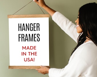Magnetic Hanger Frames - Made in the USA! Women Owned Small Business