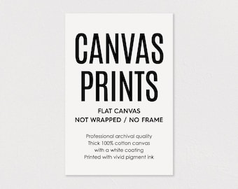 Canvas Prints - Flat / Rolled Canvas Prints - Not Framed or Wrapped-pix