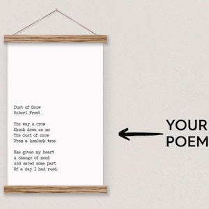Left Typewriter Poem Print - Inspirational Quote Art Print-pix