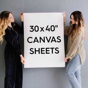 30x40&quot; Big Painting Canvas - Rolled 100% Cotton Canvas Sheets