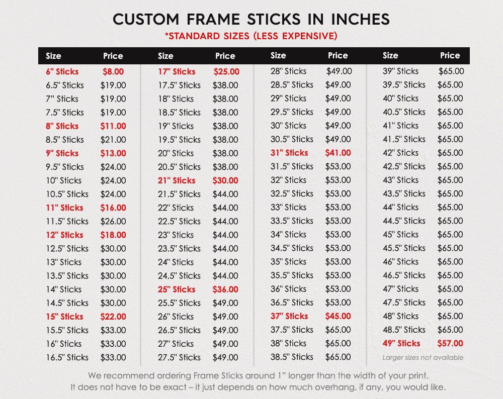 Custom Size Frame Sticks Wooden Magnetic Poster Hanger Print Custom Size Frame Sticks Wooden Magnetic Poster Hanger Print Wall Hanging