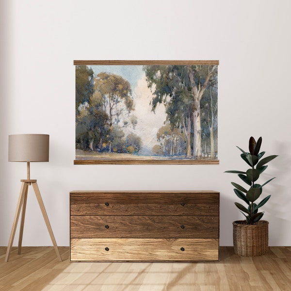 Living Room Canvas Wall Art - Eucalyptus Landscape