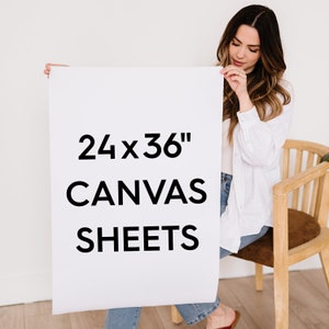 24x36 Unstretched Canvas for Painting - 100% Cotton Art Sheets