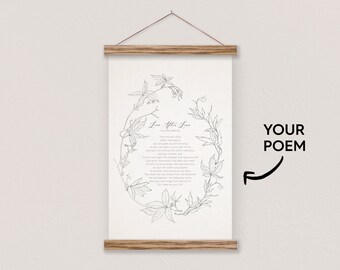 Rustic Vine Wheel - Custom Poem Vine-pix