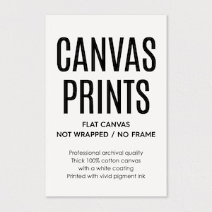 Canvas Prints - Flat / Rolled Canvas Prints - Not Framed or Wrapped-pix