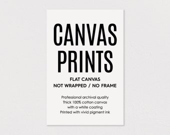 Canvas Prints - Flat / Rolled Canvas Prints - Not Framed or Wrapped-pix