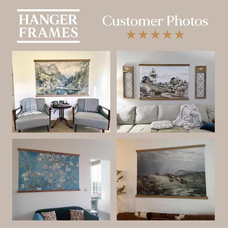 a collage of photos of a living room