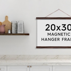 20x30&quot; Landscape Magnetic Poster Hanger Frame