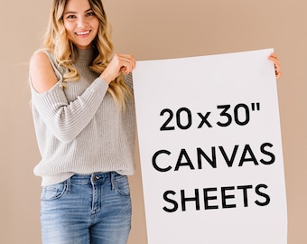 20x30 Unstretched Canvas for Painting - 100% Cotton Art Sheets