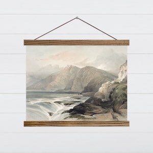 New Zealand Coastline Painting - Coastline Painting - Nature Landscape Wall Hanging