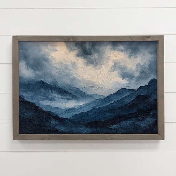 Mountain Landscape Art,Morning River Landscape,12