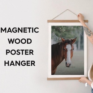 Poster Hanger - Magnetic Wood Frame