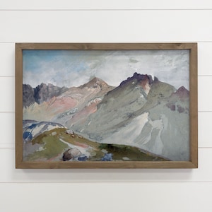 Little Cottonwood Canyon Utah - Framed Nature Decor