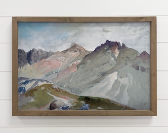 Little Cottonwood Canyon Utah - Framed Nature Decor