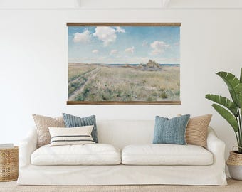 Home Office Large Canvas Wall Art - South Carolina Road to the Beach - XL