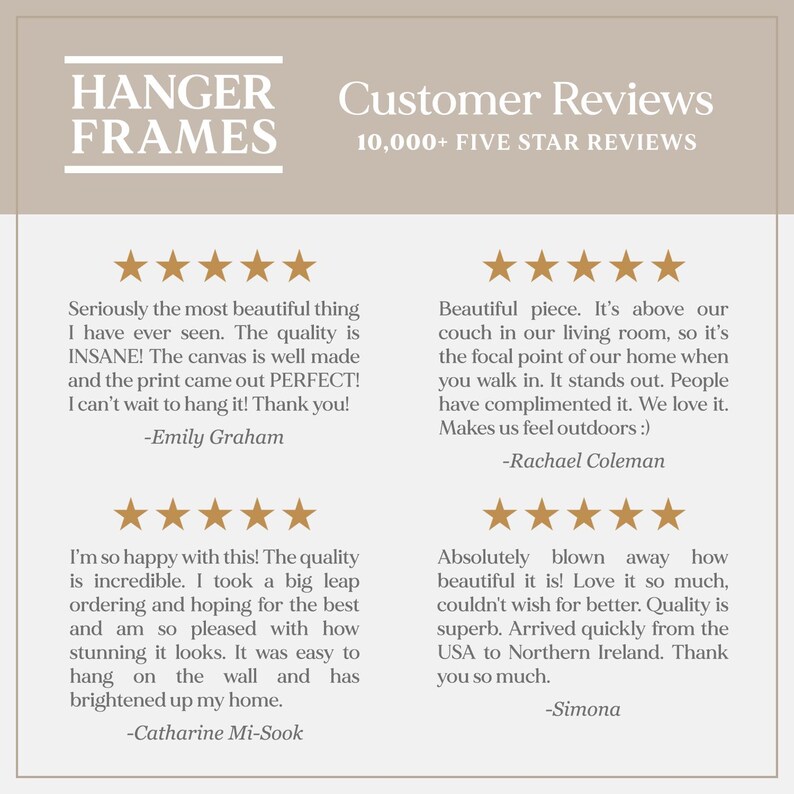 a customer review page for a customer review