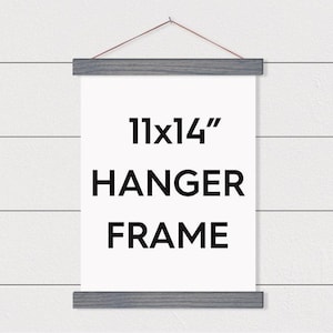 11x14&quot; Wooden Magnetic Hanging Frame - Many Colors!