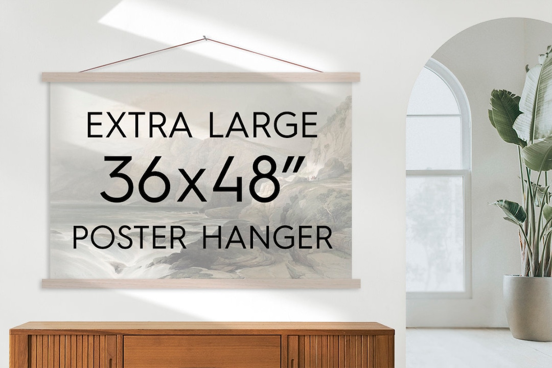 36x48 Extra Large Poster Hanger Frame up to 49 Wide 